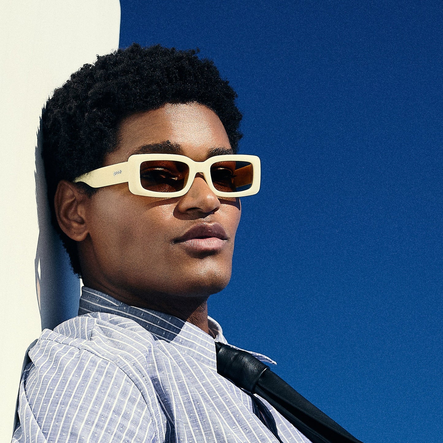 Light Yellow Rectangle Sunglasses - Sunset Dreamscape Light Yellow | Goodr