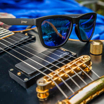 Black & Blue Shades - Mick and Keith's Midnight Ramble Black | Goodr