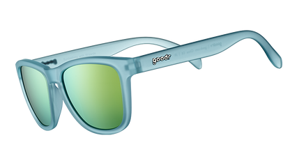 Blue and Gold Sunglasses - Sunbathing With Wizards Light Blue | Goodr