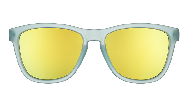 Blue and Gold Sunglasses - Sunbathing With Wizards Light Blue | Goodr