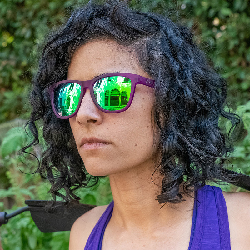 Purple Polarized Sunglasses - Gardening With A Kraken Purple | Goodr