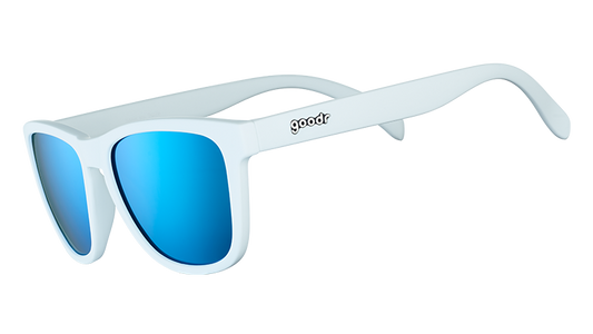 White and Blue Yeti Sunglasses - Iced By Yetis White | Goodr