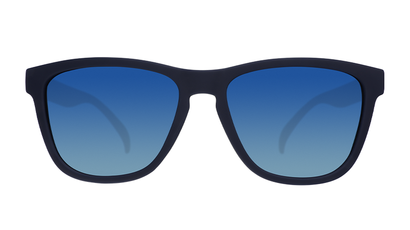 Navy Blue Sunglasses - Drinks Seawater, Sees Future Navy | Goodr