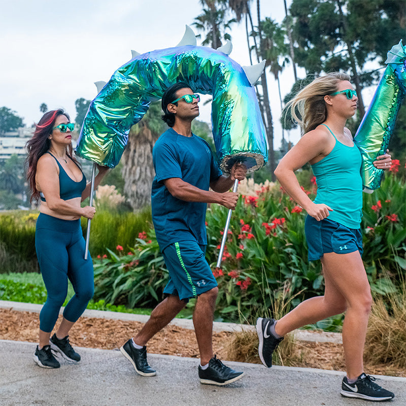 Teal Polarized Sunglasses - Nessy's Midnight Orgy Teal | Goodr
