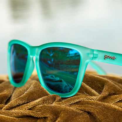 Teal Polarized Sunglasses - Nessy's Midnight Orgy Teal | Goodr