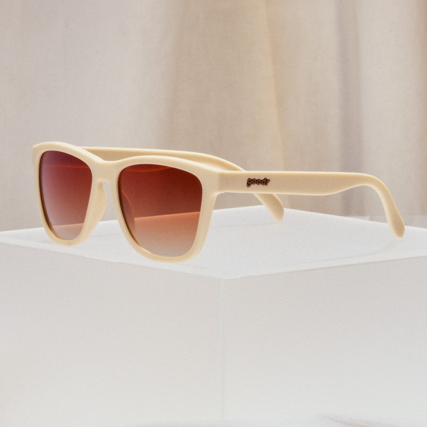 Beige Sunglasses - Toasted Marshmallow Magic Light Brown | Goodr