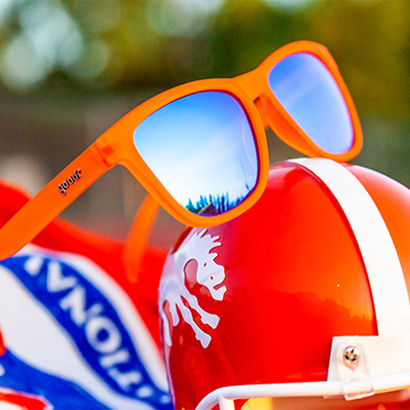 Orange and Blue Sunglasses - Donkey Goggles Orange | Goodr
