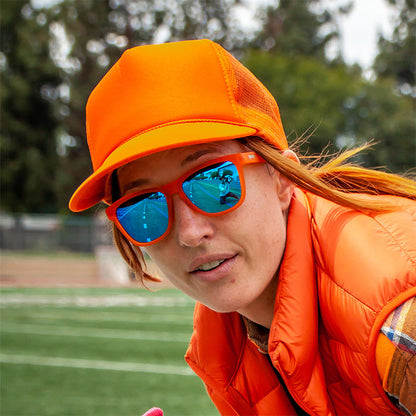 Orange and Blue Sunglasses - Donkey Goggles Orange | Goodr