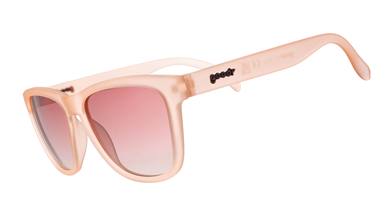 Pink Sunglasses - Don't Make Me Blush Light Pink | Goodr