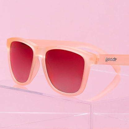 Pink Sunglasses - Don't Make Me Blush Light Pink | Goodr
