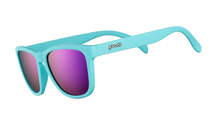 Teal and Purple Sunglasses - Electric Dinotopia Carnival Teal | Goodr