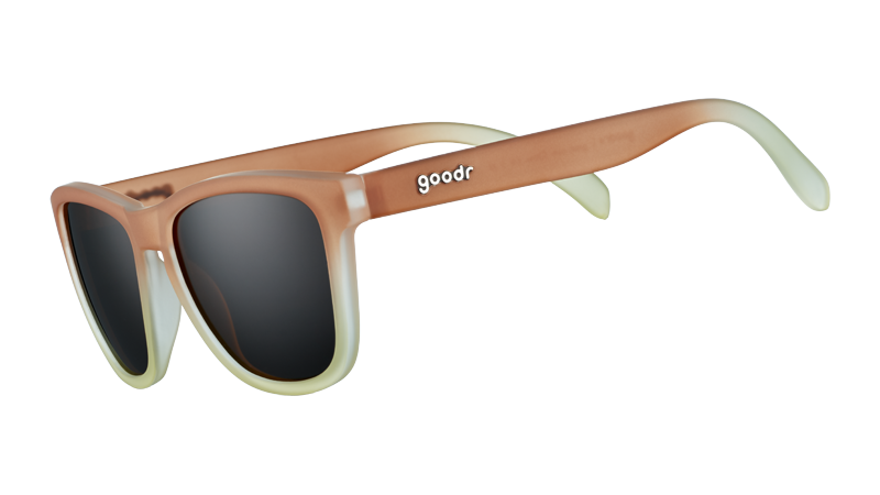 Brown Gradient Sunglasses for Golf - Three Parts Tee Light Brown | Goodr