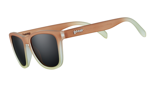 Brown Gradient Sunglasses for Golf - Three Parts Tee Light Brown | Goodr