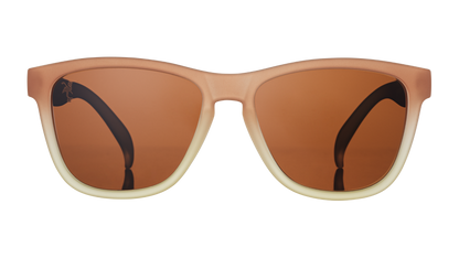 Brown Gradient Sunglasses for Golf - Three Parts Tee Light Brown | Goodr