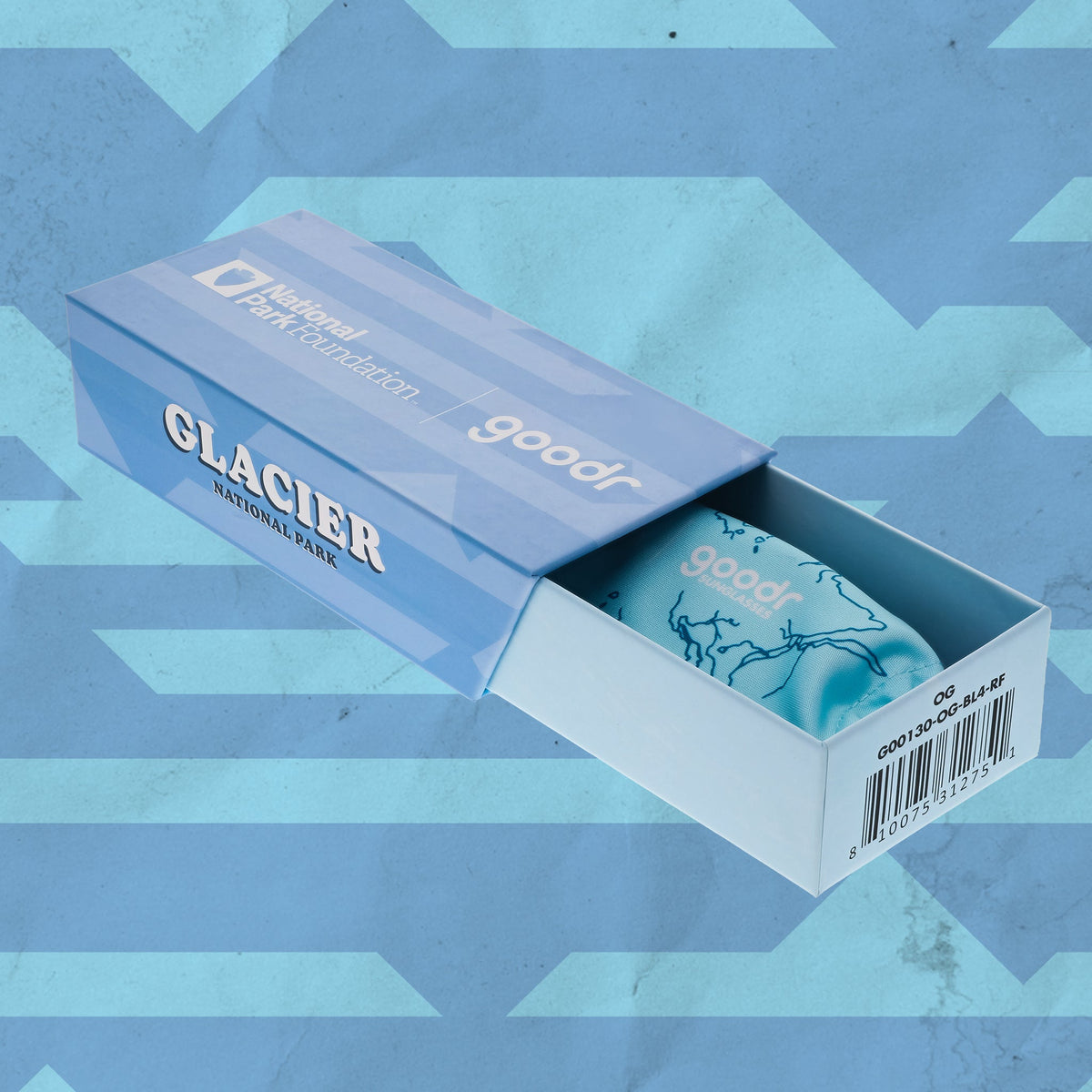 Glacier National Park - goodr Sunglasses Light Blue | Goodr