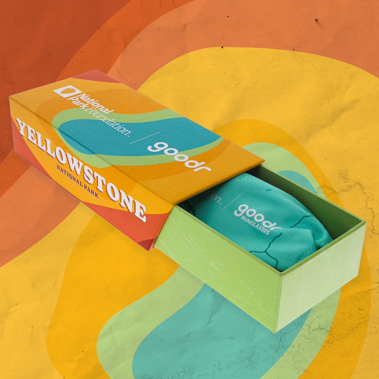 Yellowstone National Park - goodr Sunglasses Teal | Goodr
