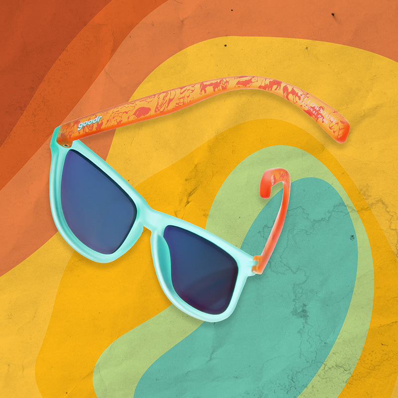 Yellowstone National Park - goodr Sunglasses Teal | Goodr