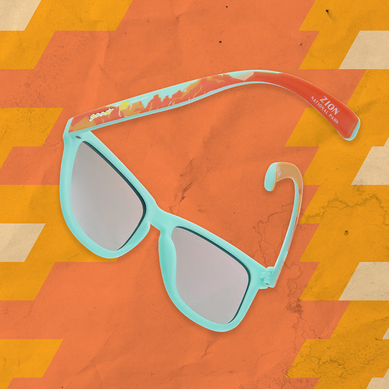 Zion National Park - goodr Sunglasses Teal | Goodr
