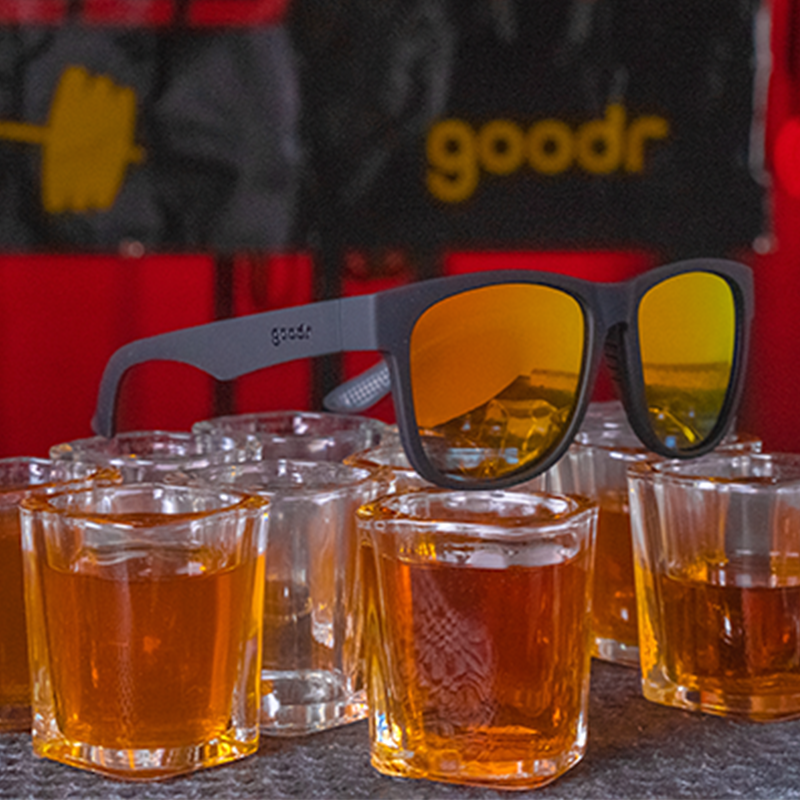 Beelzebub's Bourbon Burpees - Bourbon Sunnies Black | Goodr
