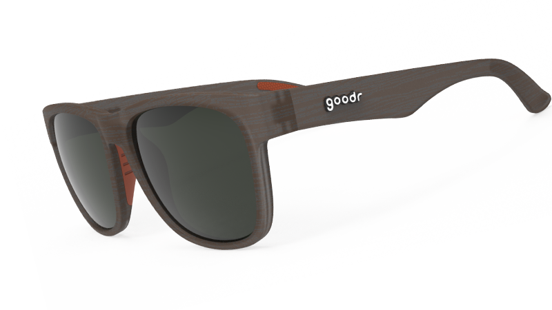 Wood Grain Sunglasses - Just Knock It On Brown | Goodr