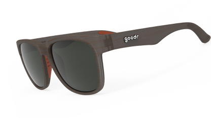 Wood Grain Sunglasses - Just Knock It On Brown | Goodr