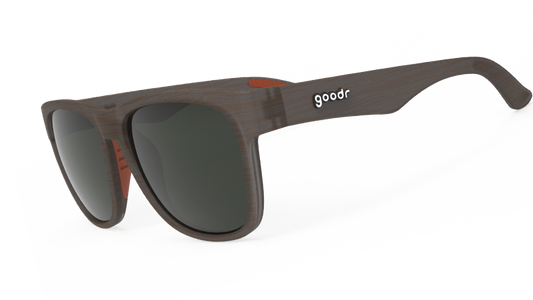 Wood Grain Sunglasses - Just Knock It On Brown | Goodr