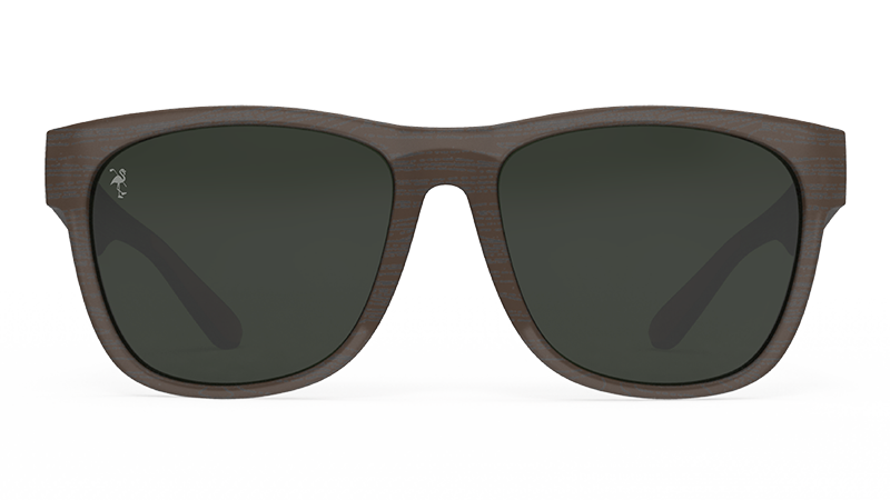Wood Grain Sunglasses - Just Knock It On Brown | Goodr