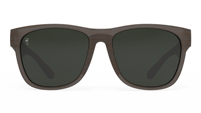 Wood Grain Sunglasses - Just Knock It On Brown | Goodr