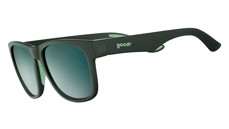 Dark Green Sunglasses - Mint Julep Electroshocks Green | Goodr