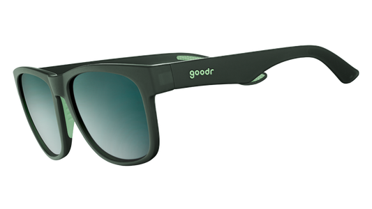 Dark Green Sunglasses - Mint Julep Electroshocks Green | Goodr