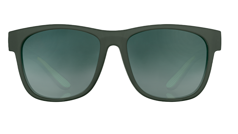 Dark Green Sunglasses - Mint Julep Electroshocks Green | Goodr