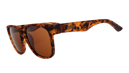 Large Tortoiseshell Sunglasses: Hellhound Hallucinations Brown | Goodr