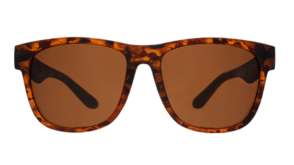 Large Tortoiseshell Sunglasses: Hellhound Hallucinations Brown | Goodr