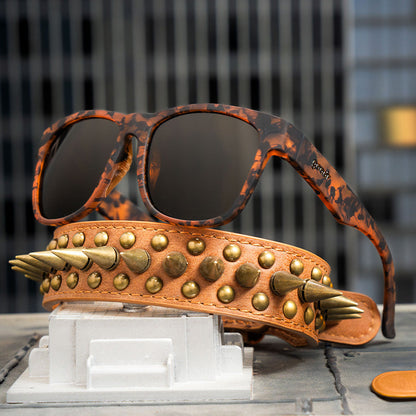 Large Tortoiseshell Sunglasses: Hellhound Hallucinations Brown | Goodr
