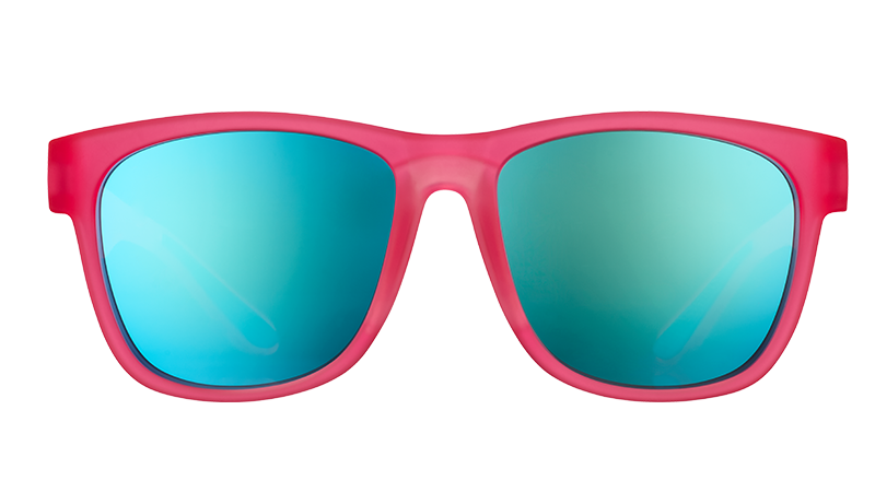 Big Pink Sunglasses - Do You Even Pistol, Flamingo Pink | Goodr