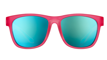 Big Pink Sunglasses - Do You Even Pistol, Flamingo Pink | Goodr