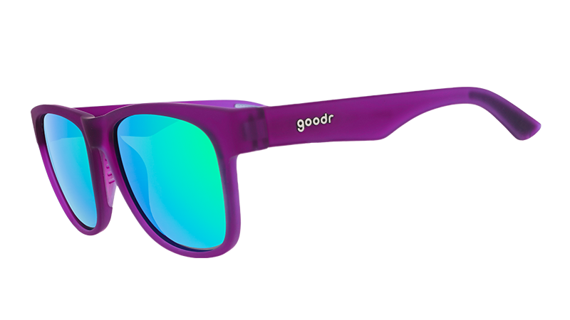 Purple & Green Sunglasses- Colossal Squid Confessions Purple | Goodr
