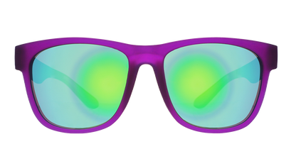 Purple & Green Sunglasses- Colossal Squid Confessions Purple | Goodr