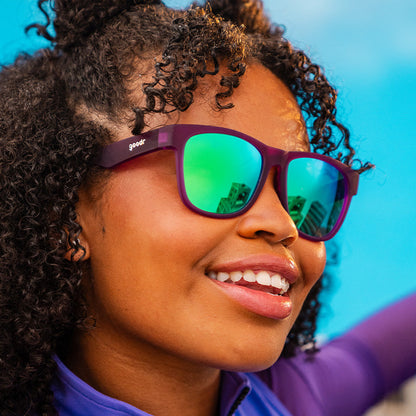 Purple & Green Sunglasses- Colossal Squid Confessions Purple | Goodr