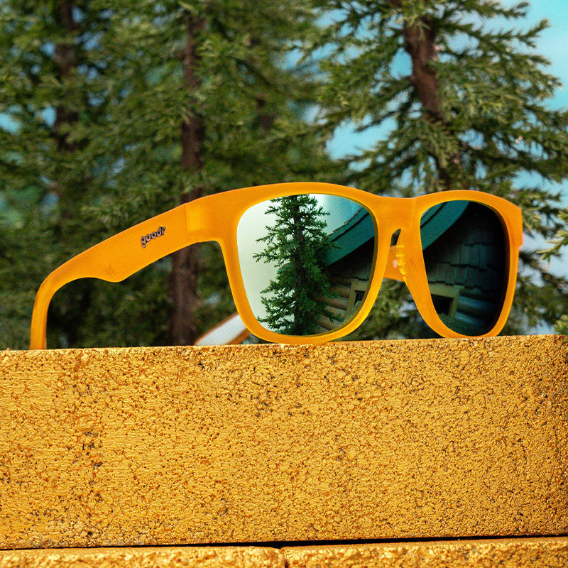 Light Orange Sunglasses - Gold Digging With Sasquatch Orange | Goodr