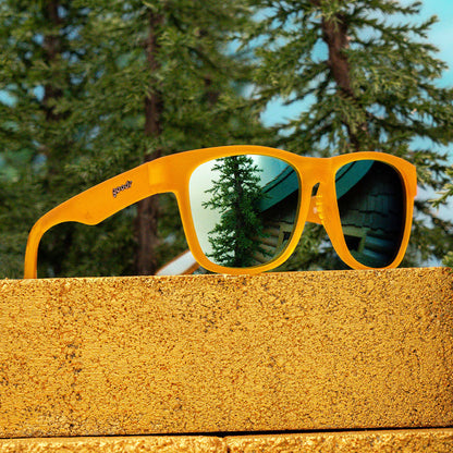 Light Orange Sunglasses - Gold Digging With Sasquatch Orange | Goodr