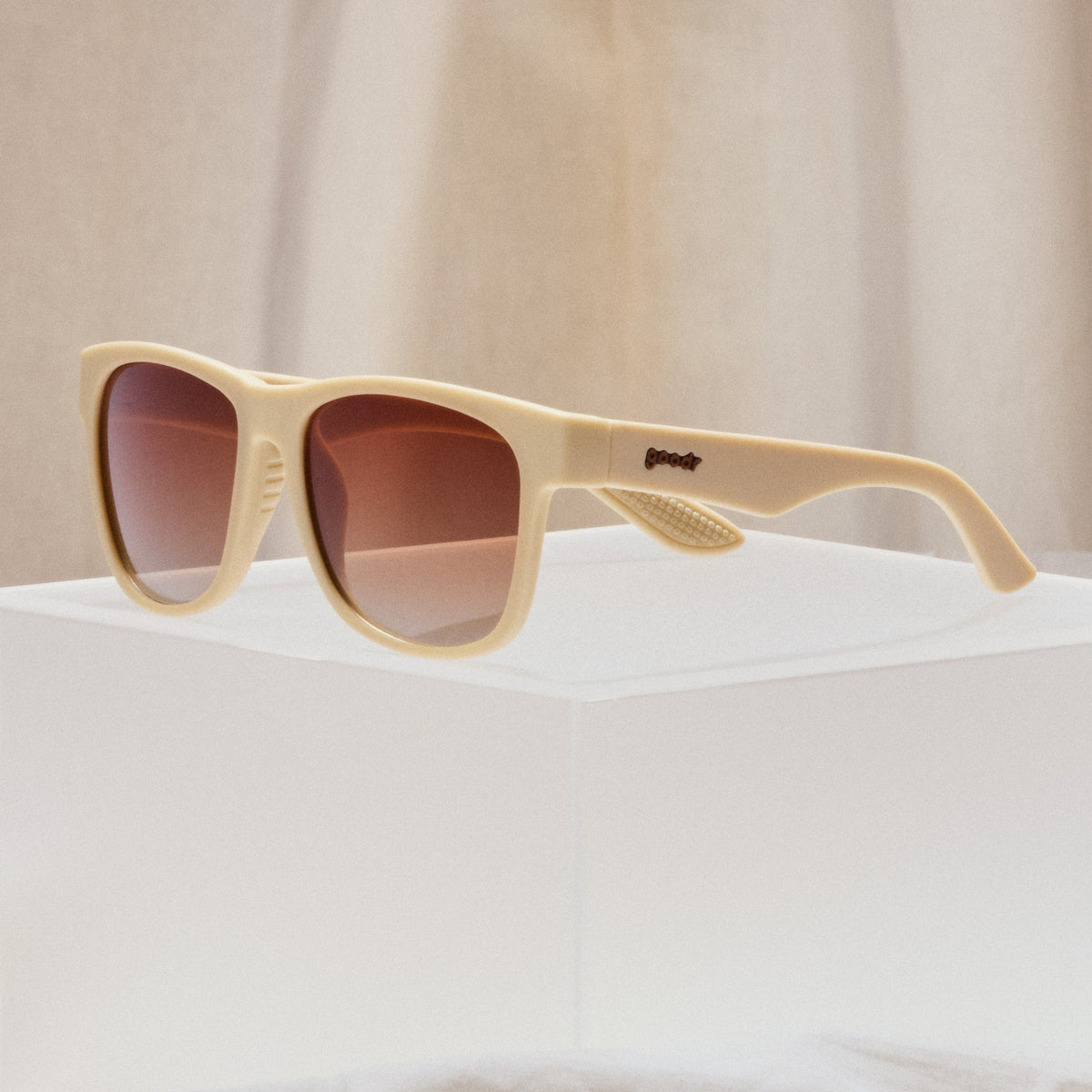 Dark Beige Sunglasses - Big Pajama Llama Drama Dark Brown | Goodr