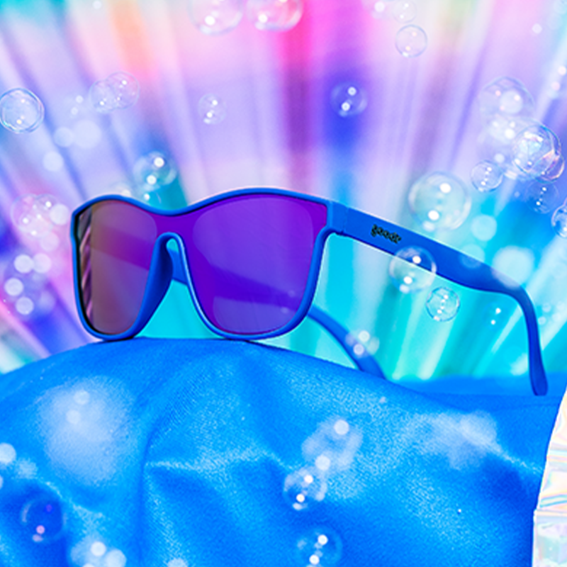 Blue and Purple Sunglasses - Best Dystopia Ever Blue | Goodr