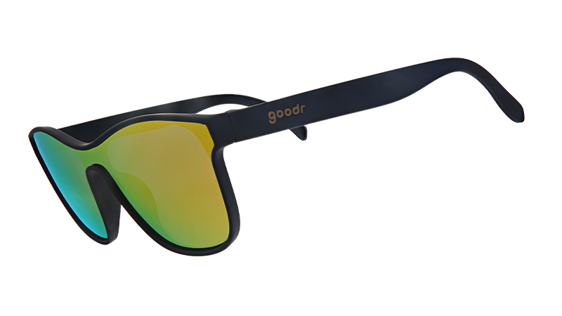 Futuristic Black Sunglasses - From Zero to Blitzed Black | Goodr