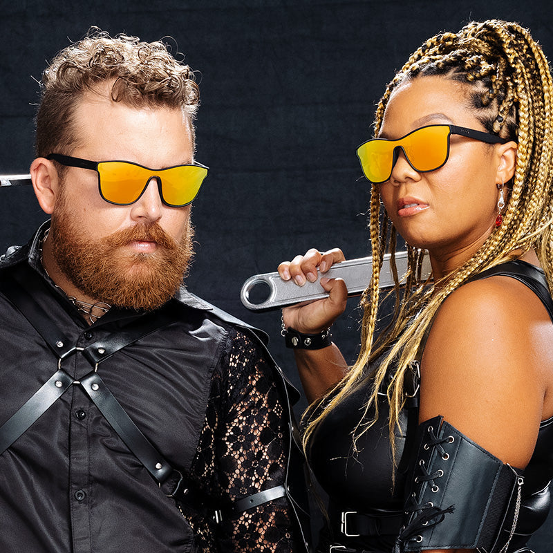 Futuristic Black Sunglasses - From Zero to Blitzed Black | Goodr
