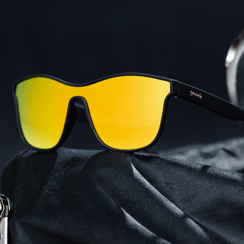 Futuristic Black Sunglasses - From Zero to Blitzed Black | Goodr