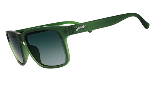 Dark Green Sunglasses - Emerald City Timeshare Dark Green | Goodr
