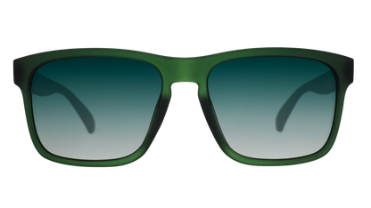 Dark Green Sunglasses - Emerald City Timeshare Dark Green | Goodr