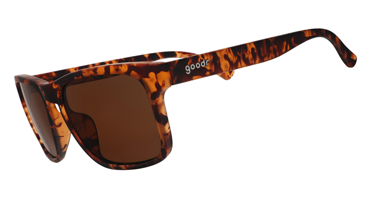 Brown Tortoiseshell Sunglasses - Certified Pet Psychic Tortoiseshell | Goodr