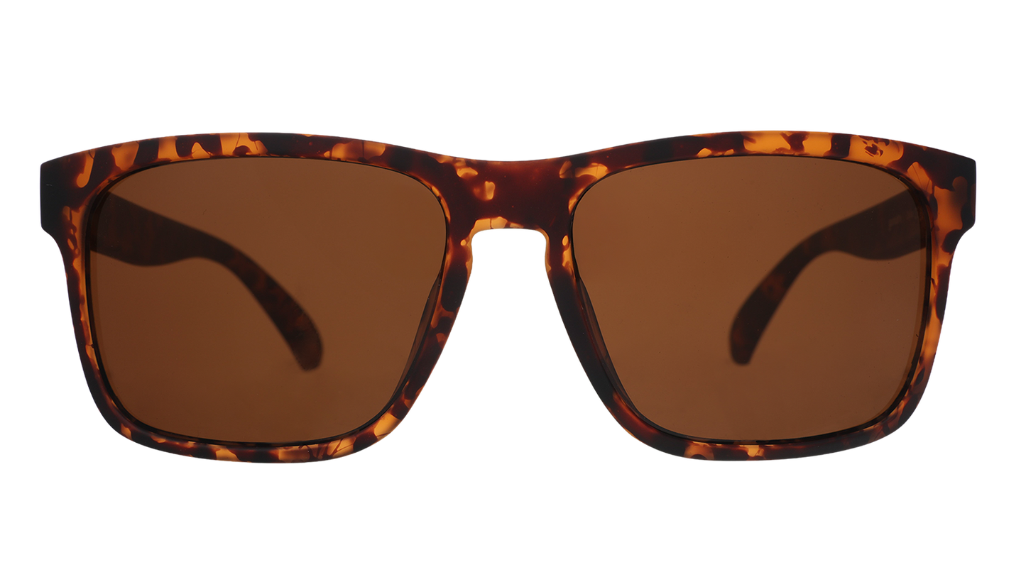 Brown Tortoiseshell Sunglasses - Certified Pet Psychic Tortoiseshell | Goodr